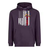 Plum lil autism mom Heavyweight Hoodie - CowhideDigitalArt