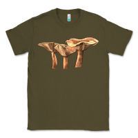Army Green lactarius rufus mushroom Classic Tee - LillyAllenDesigns