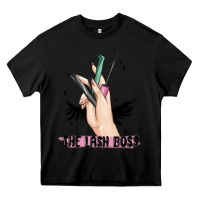 Black the lash boss Heavy Core Tee - MaliasSmallBusiness