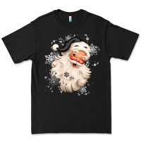 Black white christmas santa claus Premium Tee - MaliasSmallBusiness