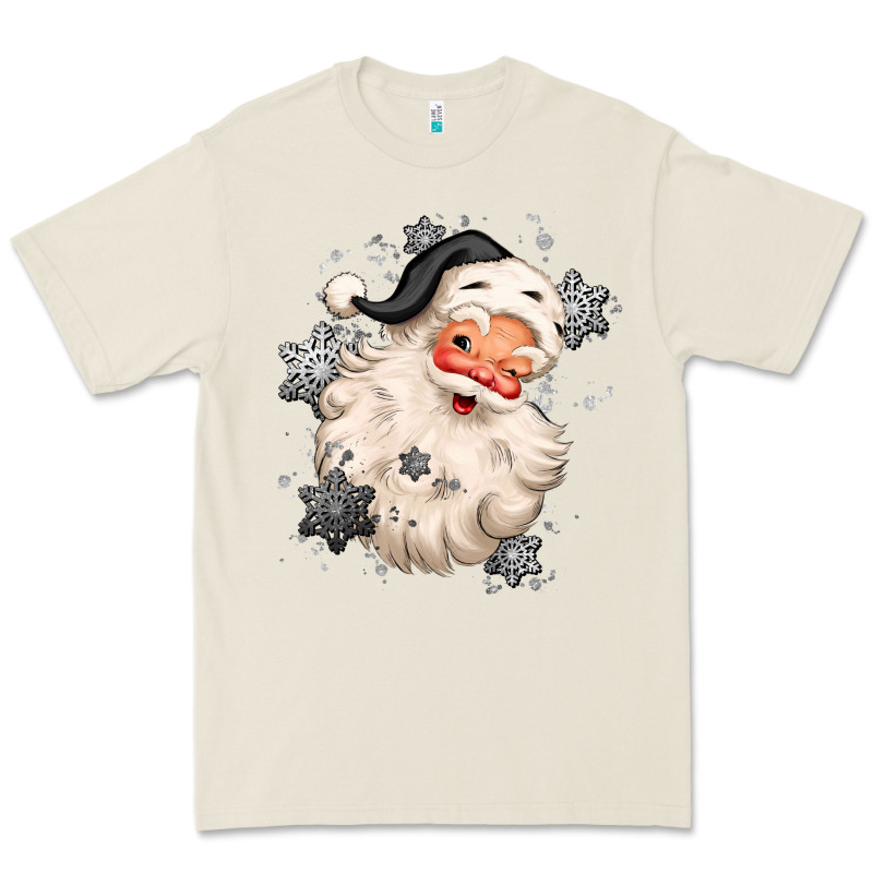 White Christmas Santa Claus Premium Tee by MaliasSmallBusiness | Teevron