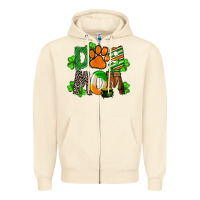 Sandshell St. Patricks Dog Mom Zipper Hoodie - FaDigitalArtStudio