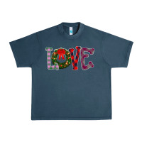 Midnight Navy Love Christmas Urban Heavy Tee - Bettercallsaul