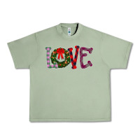 Oil Green Love Christmas Urban Heavy Tee - Bettercallsaul
