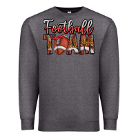 Charcoal Heather football team Premium Sweatshirt - CowhideDigitalArt