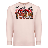 Pale Pink football team Premium Sweatshirt - CowhideDigitalArt