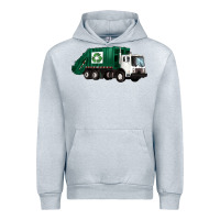 Heather Grey recycle truck Urban Hoodie - Artiststas