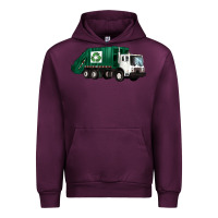 Mauve Wine recycle truck Urban Hoodie - Artiststas