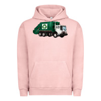 Pigment Salmon recycle truck Urban Hoodie - Artiststas