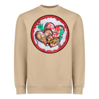 Mushroom nurse coaster Heavyweight Sweatshirt - CowGirlArtShop