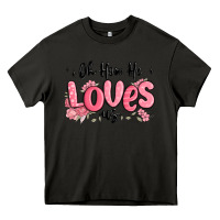 Asphalt oh how he loves us Heavy Core Tee - MaliasSmallBusiness
