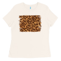 Bone leopard background Ladies Tee - NancyCooperArtShop