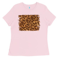 Bubblegum Pink leopard background Ladies Tee - NancyCooperArtShop
