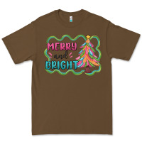 Cacao merry and bright christmas tree Premium Tee - MaliasSmallBusiness