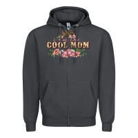 Smoke i am the cool mom Zipper Hoodie - FaDigitalArtStudio