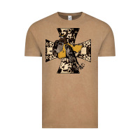 Vintage Coffee Leopard Bucking Bronco Vintage Tee - Bettercallsaul