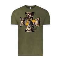 Vintage Olive Leopard Bucking Bronco Vintage Tee - Bettercallsaul