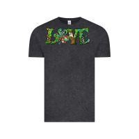Vintage Black love with shamrock Vintage Tee - RanaPortraitStore