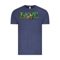 Vintage Denim love with shamrock Vintage Tee - RanaPortraitStore