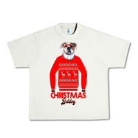 Pistachio Christmas Buldog Urban Heavy Tee - Bettercallsaul
