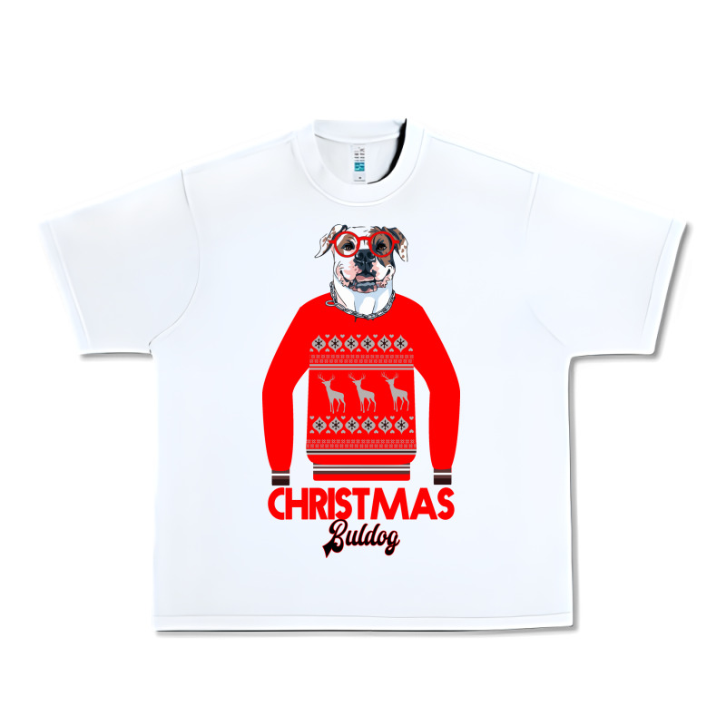 Christmas Buldog Urban Heavy Tee by Bettercallsaul | Teevron