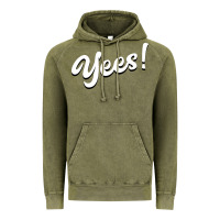 Vintage Olive YEES! Vintage Hoodie - Bettercallsaul