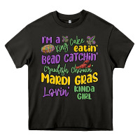 Asphalt i'm a king cake eatin' mardi gras lovin' kinda gir Heavy Core Tee - MaliasSmallBusiness