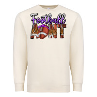 Sandshell Football Aunt Premium Sweatshirt - CowhideDigitalArt