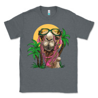 Charcoal Heather camel with oasis Classic Tee - BarkalooDesign