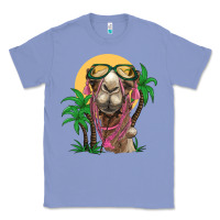 Colony Blue camel with oasis Classic Tee - BarkalooDesign
