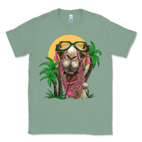 Sage camel with oasis Classic Tee - BarkalooDesign