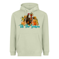 Matcha Western Fall Turkey Tis The Season Heavyweight Hoodie - LillyAllenDesigns