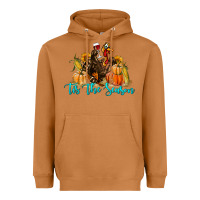 Meerkat Western Fall Turkey Tis The Season Heavyweight Hoodie - LillyAllenDesigns