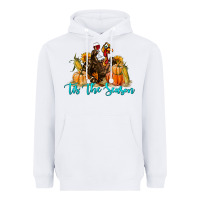 Western Fall Turkey Tis The Season Heavyweight Hoodie | Teevron