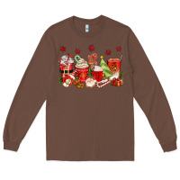 Christmas Coffee Cups Long Sleeve Tee | Teevron