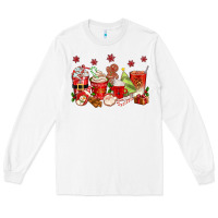 White Christmas coffee cups Long Sleeve Tee - texasbilliewilder