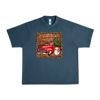 Midnight Navy christmas truck coaster Urban Heavy Tee - JahusDesignShop