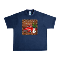 Navy christmas truck coaster Urban Heavy Tee - JahusDesignShop