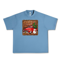 Pebble Blue christmas truck coaster Urban Heavy Tee - JahusDesignShop