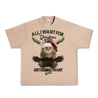 Burro All I Want For Christmas Is You Just Kidding I Want Cats Urban Heavy Tee - Bettercallsaul