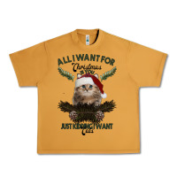 Peanut Butter All I Want For Christmas Is You Just Kidding I Want Cats Urban Heavy Tee - Bettercallsaul