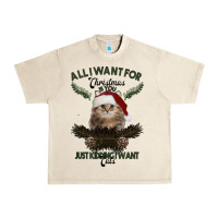 Sandshell All I Want For Christmas Is You Just Kidding I Want Cats Urban Heavy Tee - Bettercallsaul