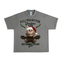 Tornado All I Want For Christmas Is You Just Kidding I Want Cats Urban Heavy Tee - Bettercallsaul
