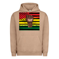 Pigment Burro Juneteenth American flag Urban Hoodie - Artiststas