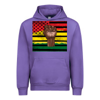 Tulip Juneteenth American flag Urban Hoodie - Artiststas