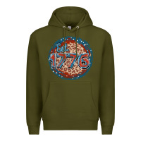 Army Green Est. 1776 Premium Hoodie - FaDigitalArtStudio