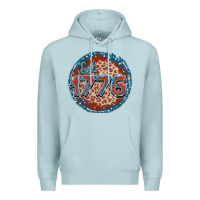 Blue Mist Est. 1776 Premium Hoodie - FaDigitalArtStudio
