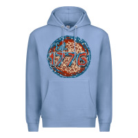 Colony Blue Est. 1776 Premium Hoodie - FaDigitalArtStudio