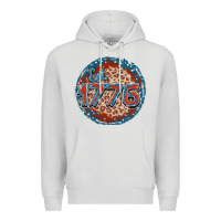 Dove Grey Est. 1776 Premium Hoodie - FaDigitalArtStudio