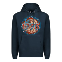 Navy Est. 1776 Premium Hoodie - FaDigitalArtStudio